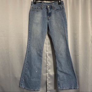 Vintage low rise flared 514 Levi’s jeans